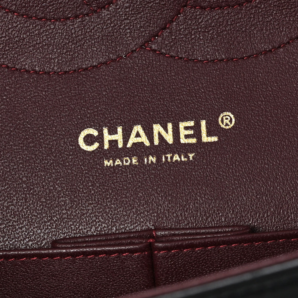 Chanel Lambskin Quilted Jumbo Double Flap Black