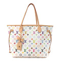Louis Vuitton LV X TM Monogram Multicolor Neverfull MM White