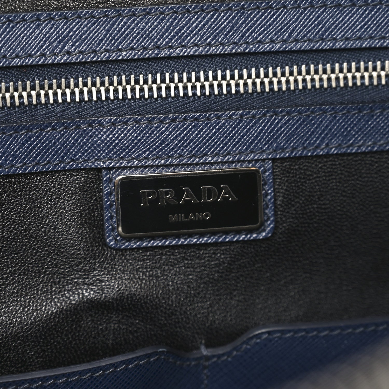 Prada Saffiano Travel Briefcase Baltico