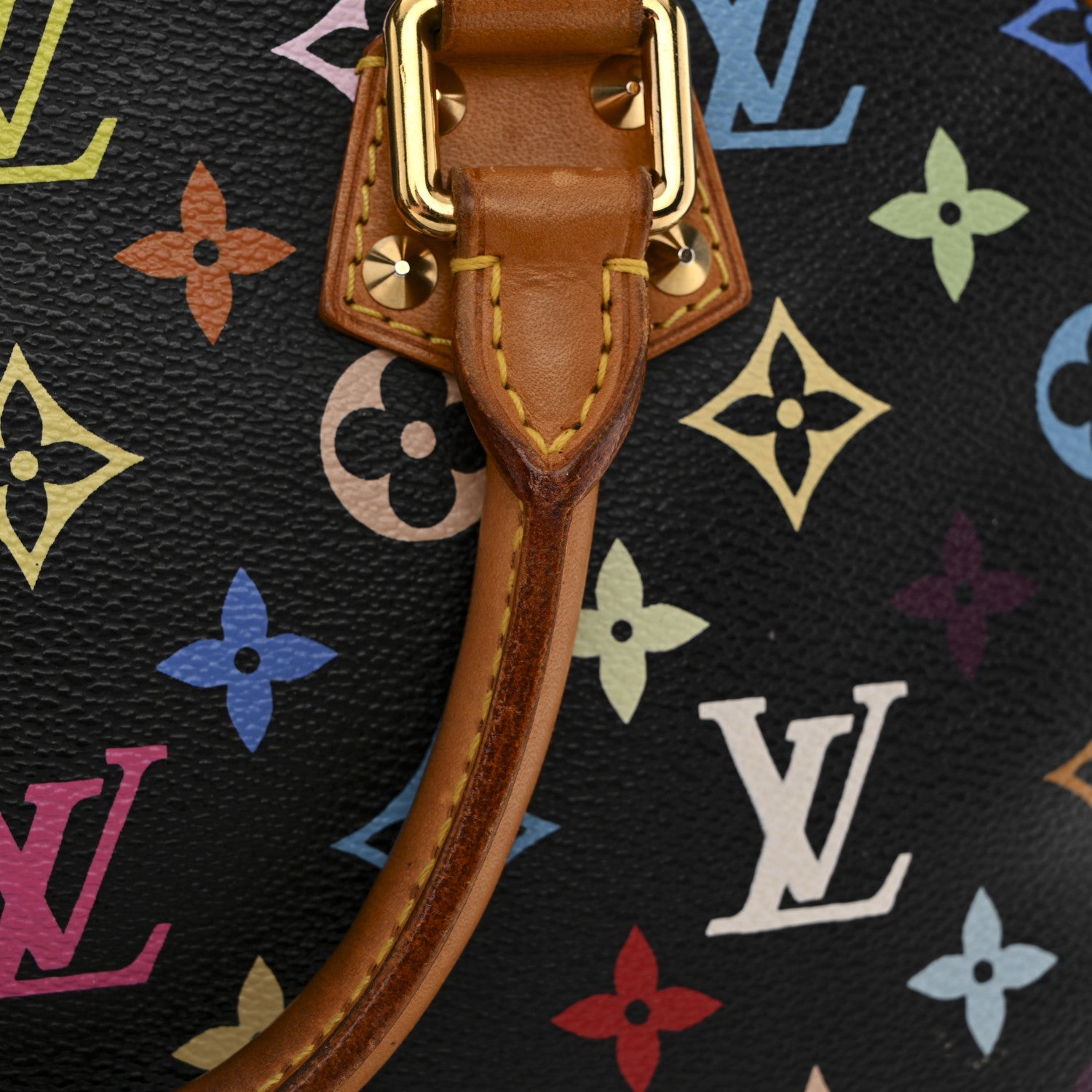 Louis Vuitton Monogram Multicolor Trouville Black