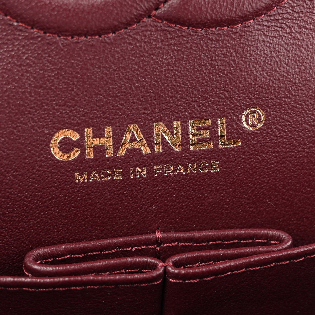 Chanel Lambskin Quilted Small Double Flap Black