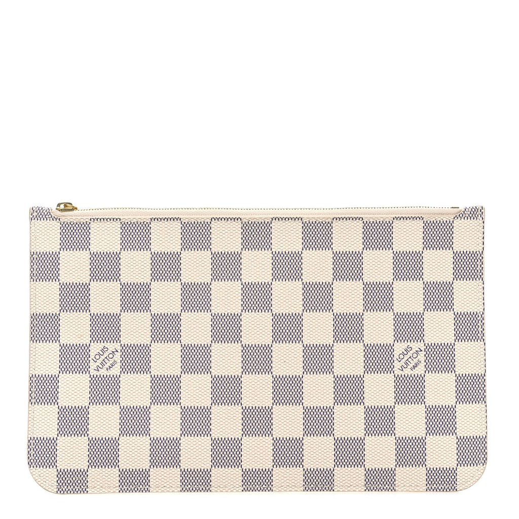 Louis Vuitton Damier Azur Neverfull MM GM Pochette
