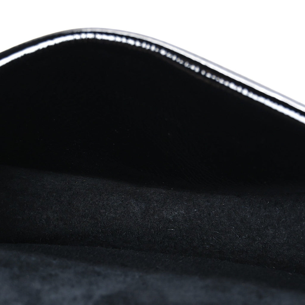 Gucci Crinkled Patent Mini Dionysus Shoulder Bag Black