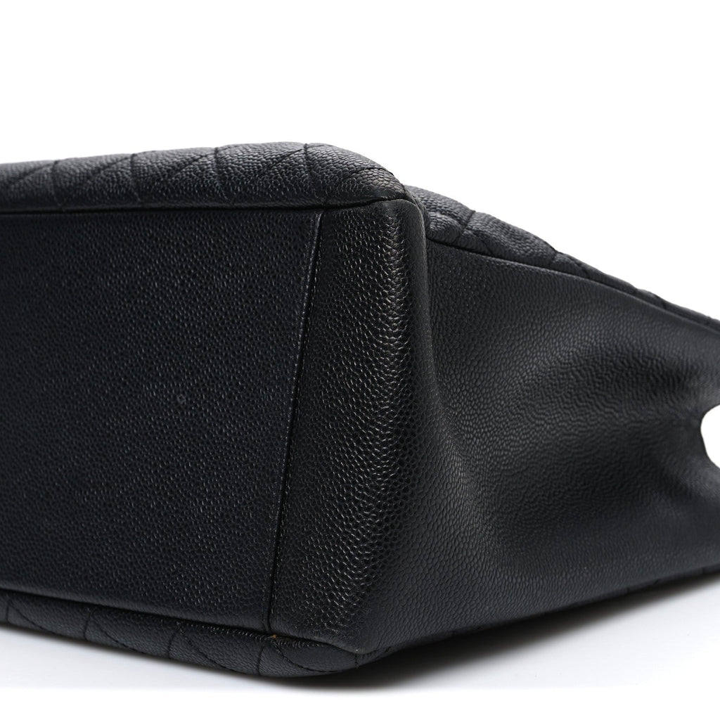 Chanel Caviar Quilted Grand Shopping Tote GST Black