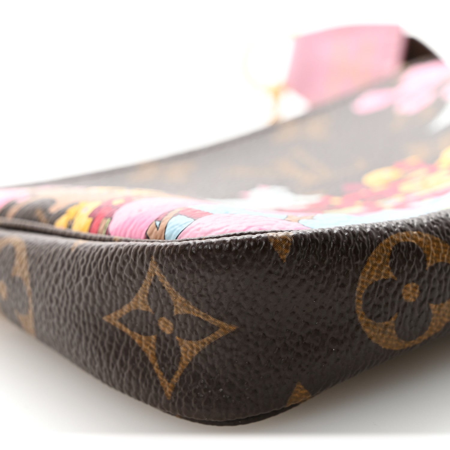 Louis Vuitton Monogram 2021 Christmas Animation Japanese Garden Mini Pochette Accessories Wisteria Pink