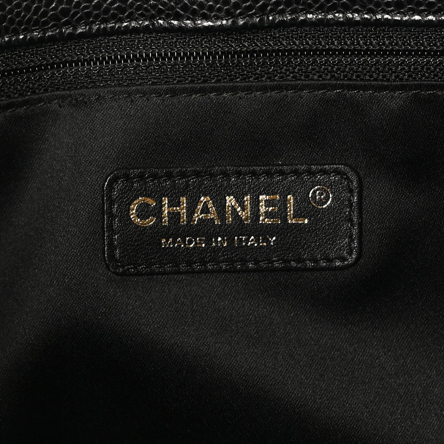 Chanel Caviar Quilted Grand Shopping Tote GST Black