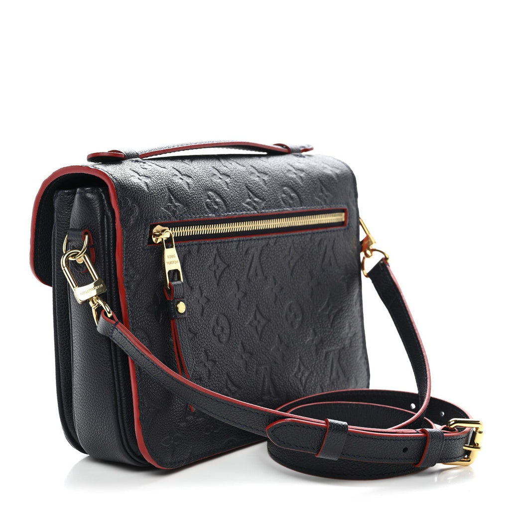 Louis Vuitton Empreinte Pochette Metis Marine Rouge