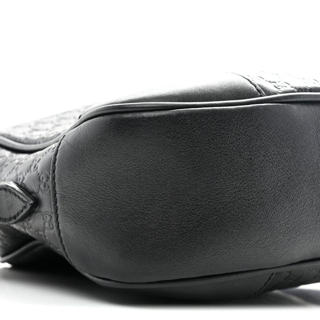 Gucci Microguccissima Mini Bree Messenger Bag Black