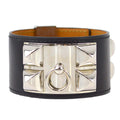 Hermes Collier De Chien Bangle Black