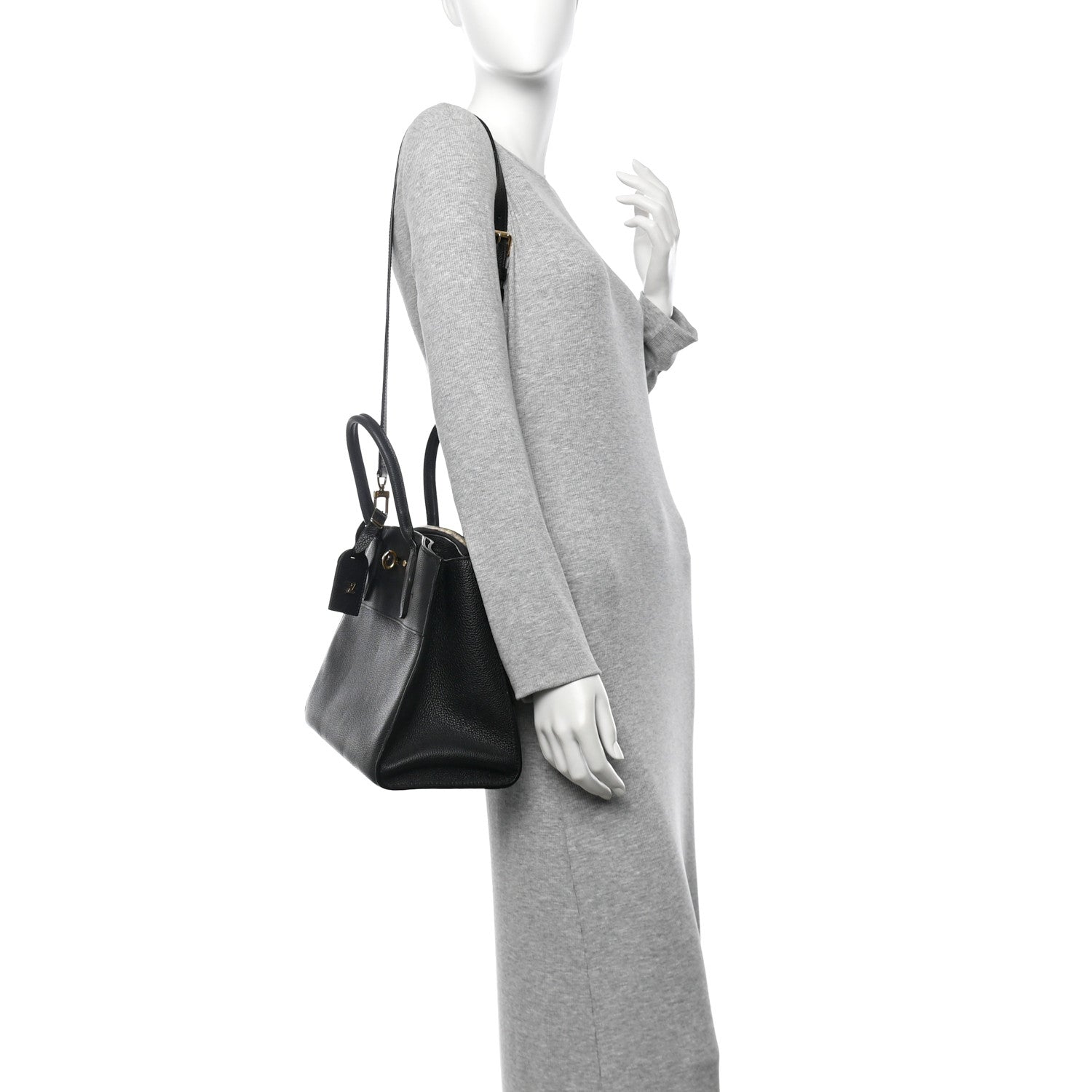 Louis Vuitton Taurillon City Steamer PM Black