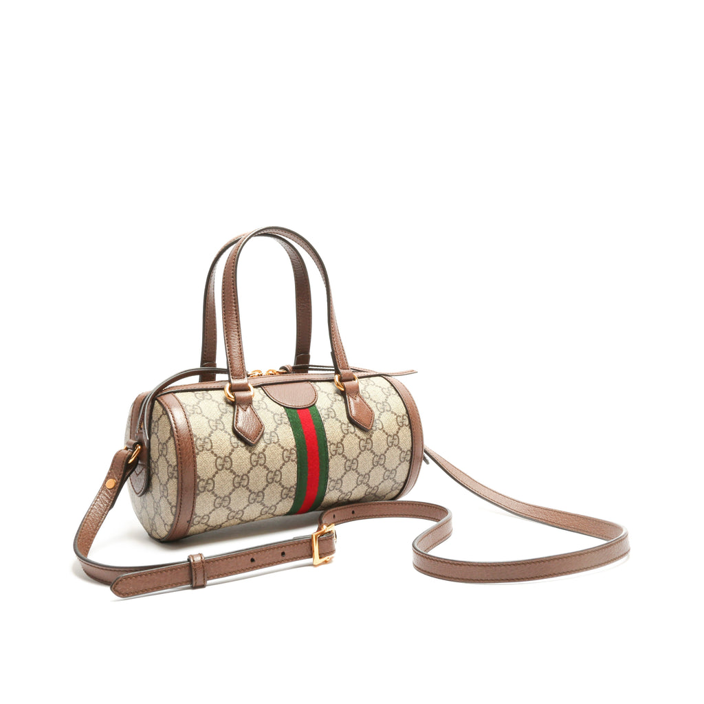 GUCCI Ophidia Boston Bag Small in GG Supreme