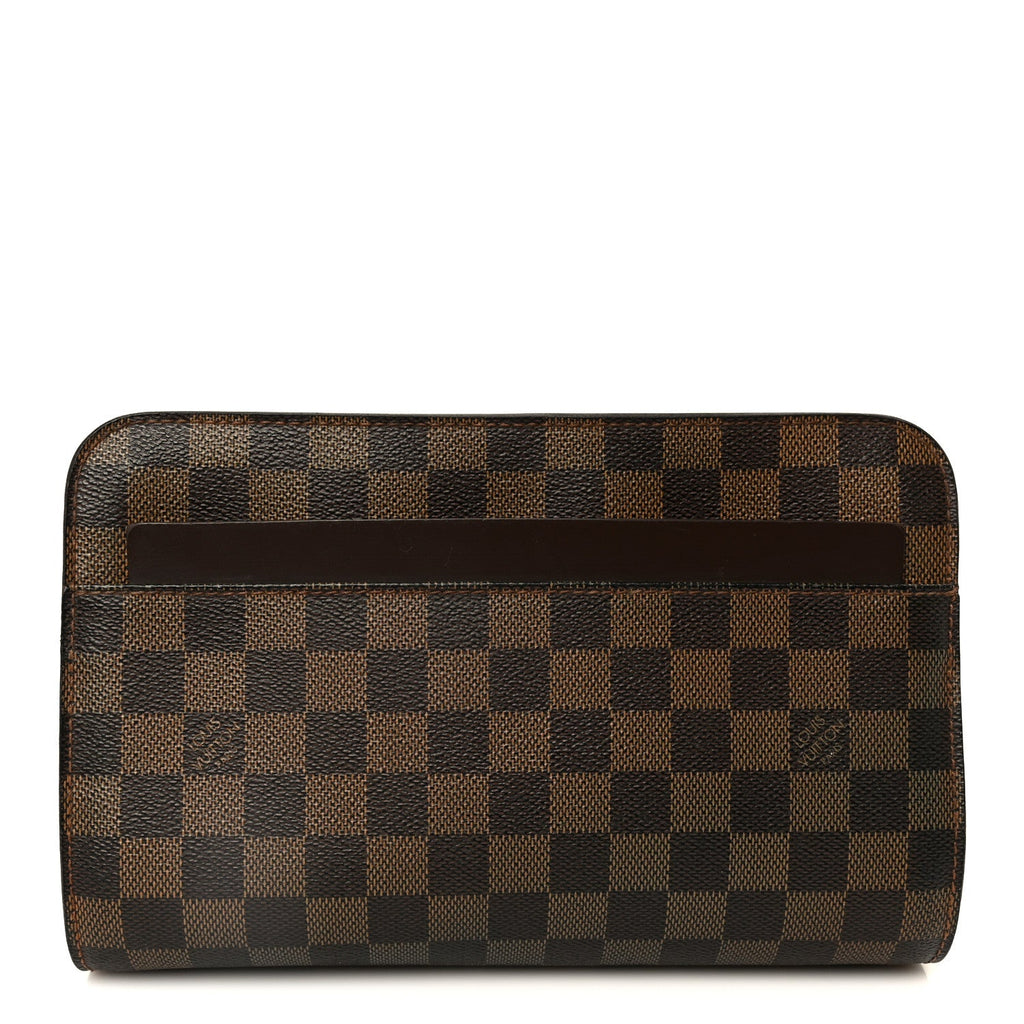 Louis Vuitton Damier Ebene Pochette Saint Louis Clutch