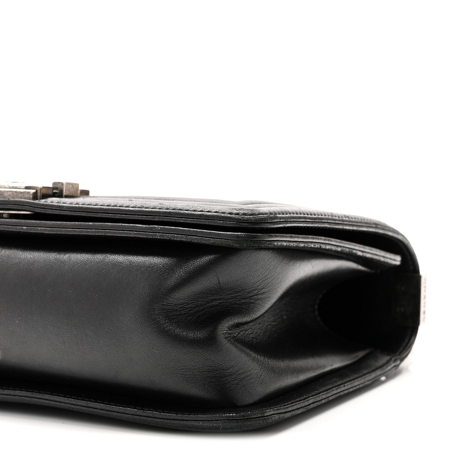 Chanel Lambskin Quilted Medium Boy Flap Black