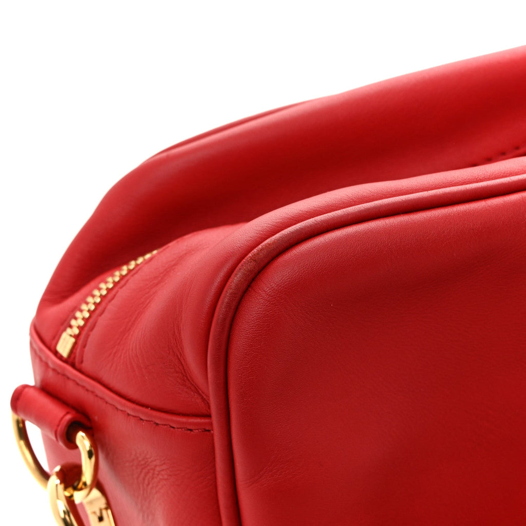 Louis Vuitton Supple Calfskin Paname Take Off Flight Overseas Bag Red