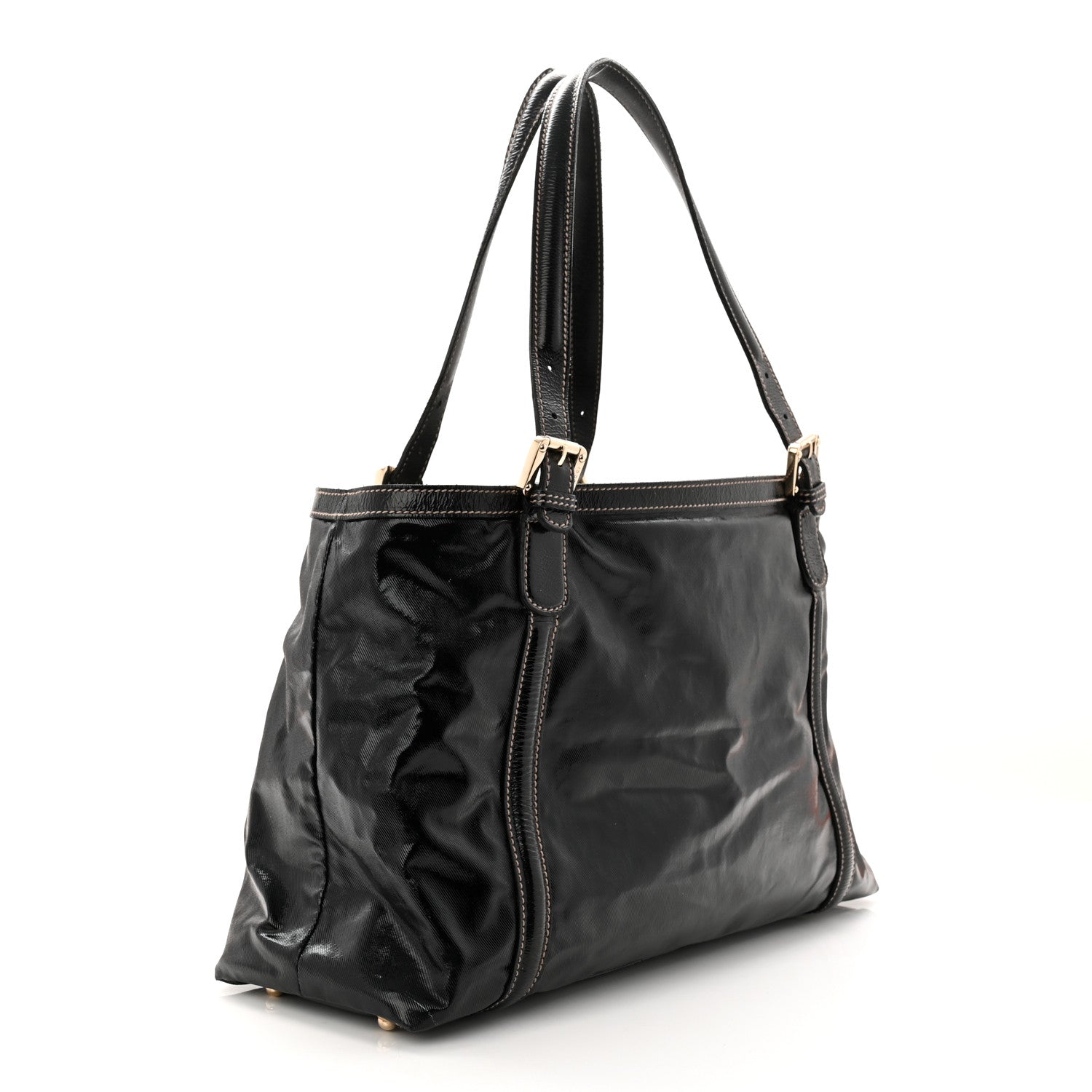 Gucci Dialux Medium Britt Tote Black