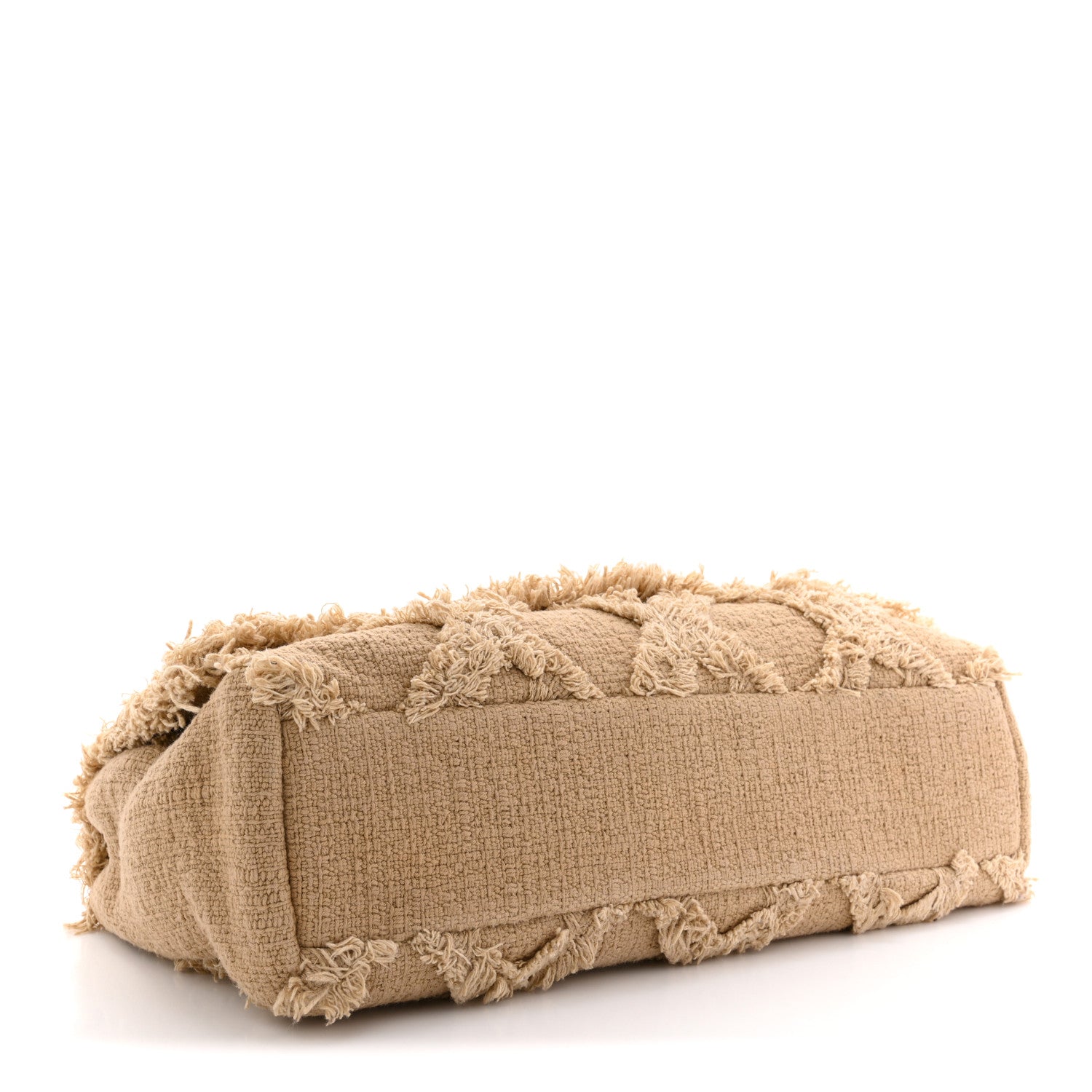 Chanel Tweed Nature Flap Dark Beige