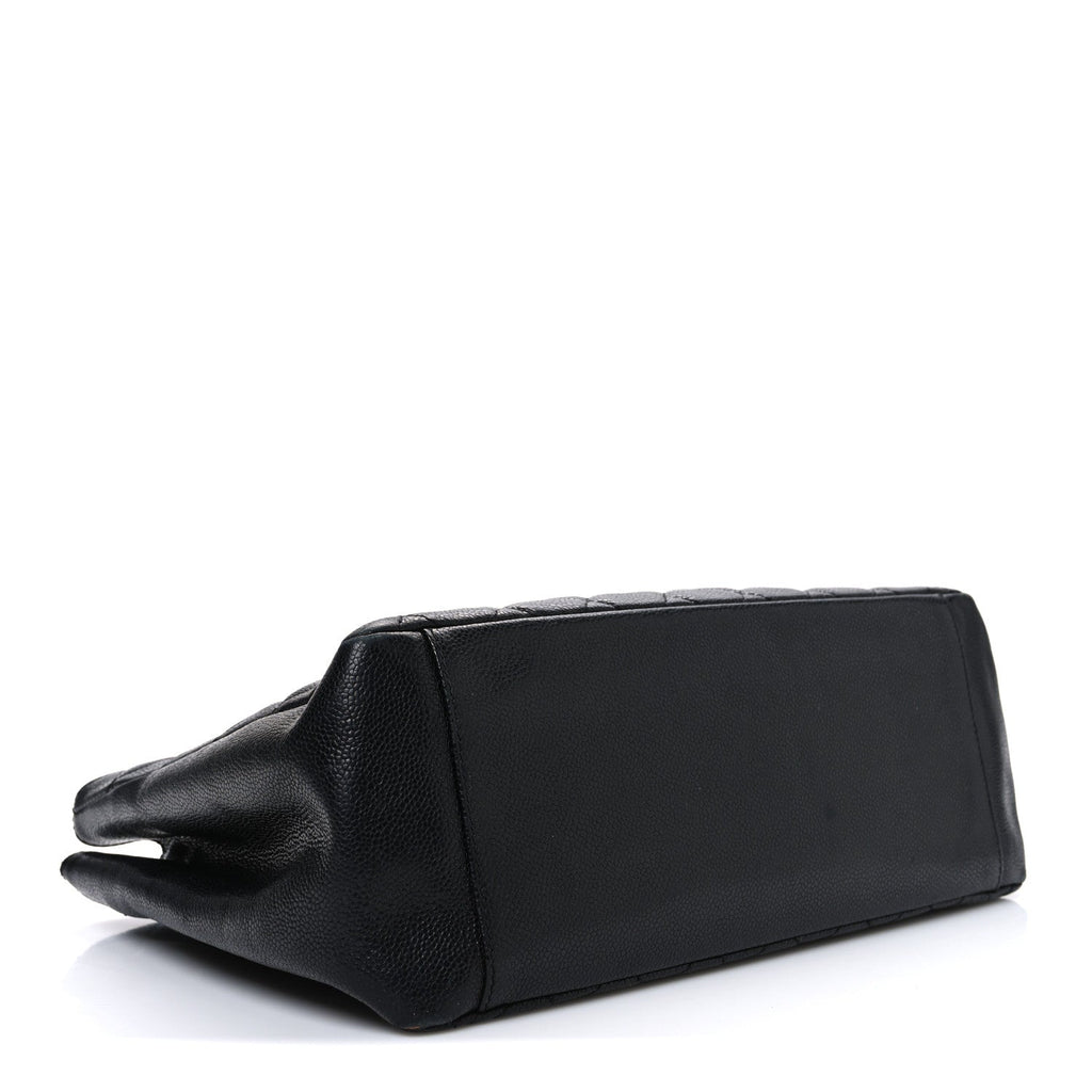 Chanel Caviar Quilted Grand Shopping Tote GST Black