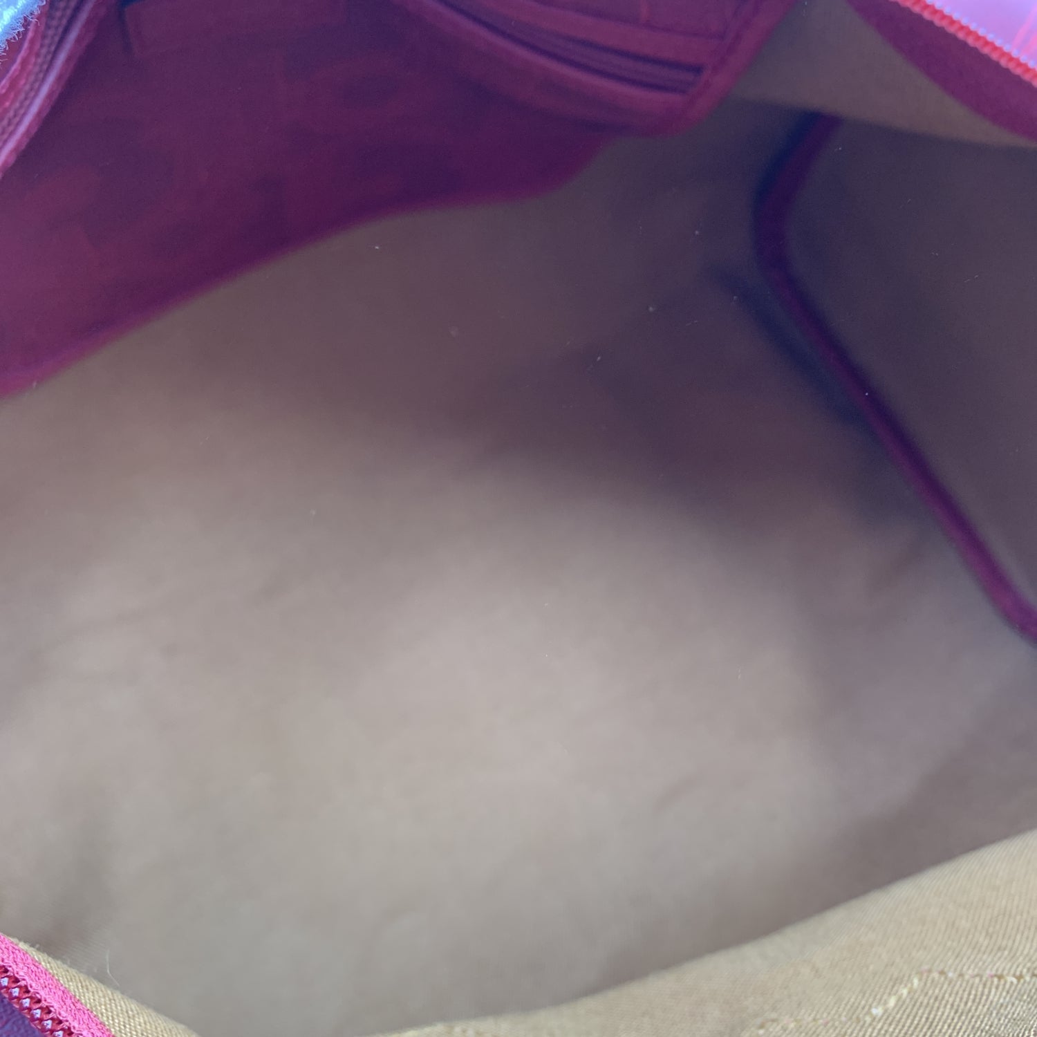 CHRISTIAN DIOR  Red Monogram Duffle Duffel Boston Bag