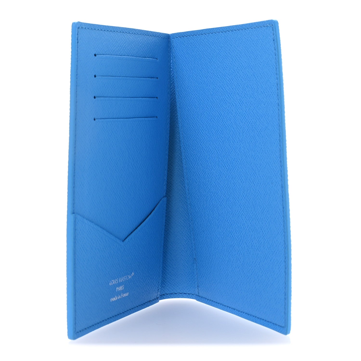 Louis Vuitton Monogram Sports Passport Cover Pool Blue