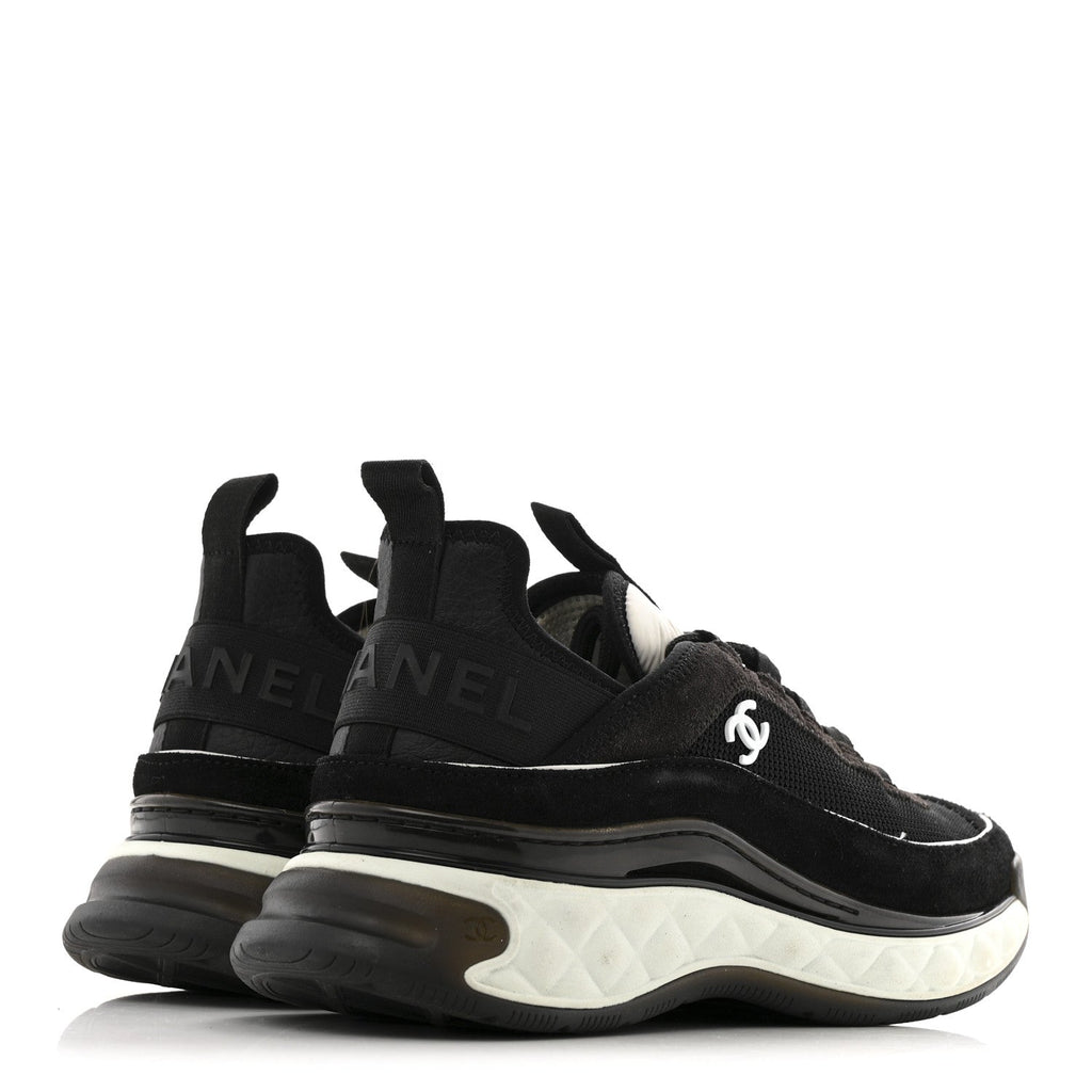 Fabric Suede CC Sneakers 40 Black Dark Grey