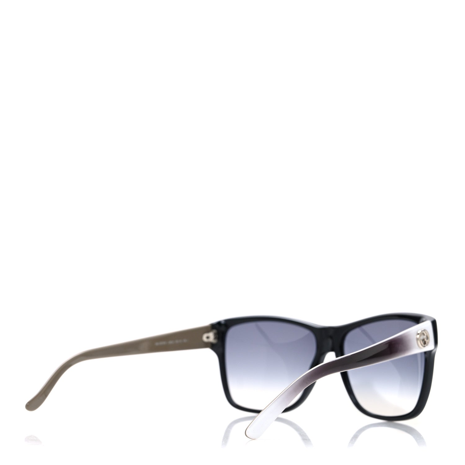Gucci Acetate Square Ombre GG Sunglasses GG3579S Black