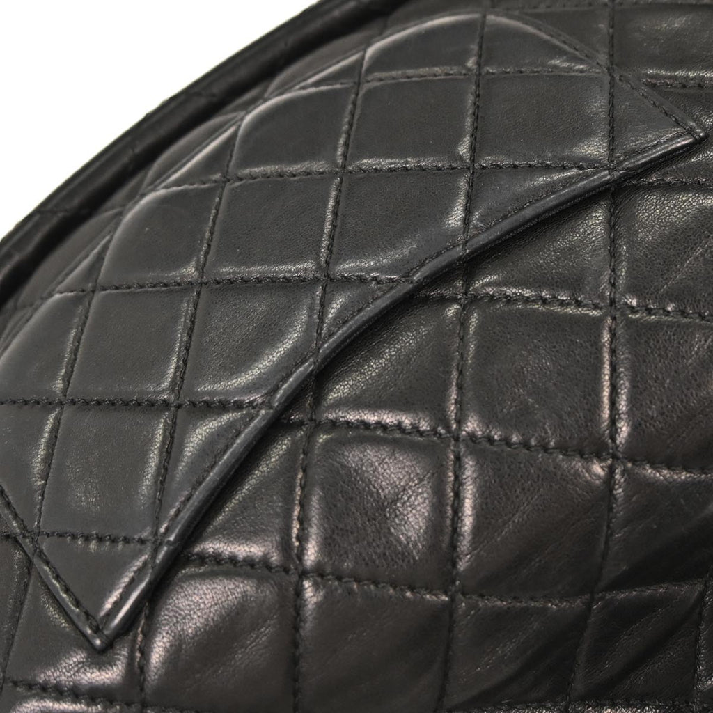 Chanel 2013-2014 Black Lambskin Hula Hoop Small Handbag