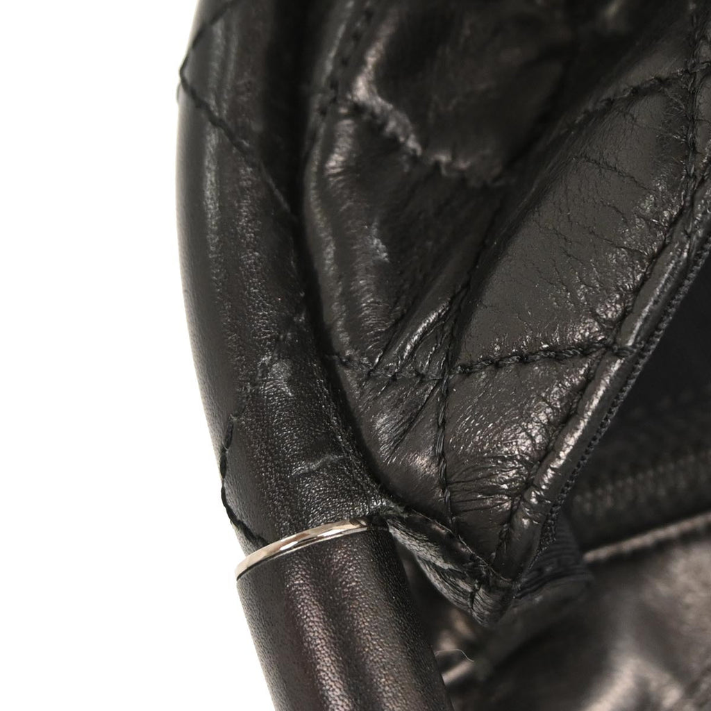 Chanel 2013-2014 Black Lambskin Hula Hoop Small Handbag