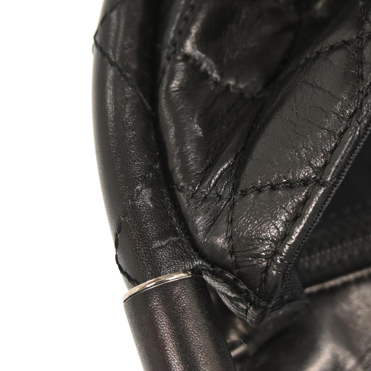 Chanel 2013-2014 Black Lambskin Hula Hoop Small Handbag