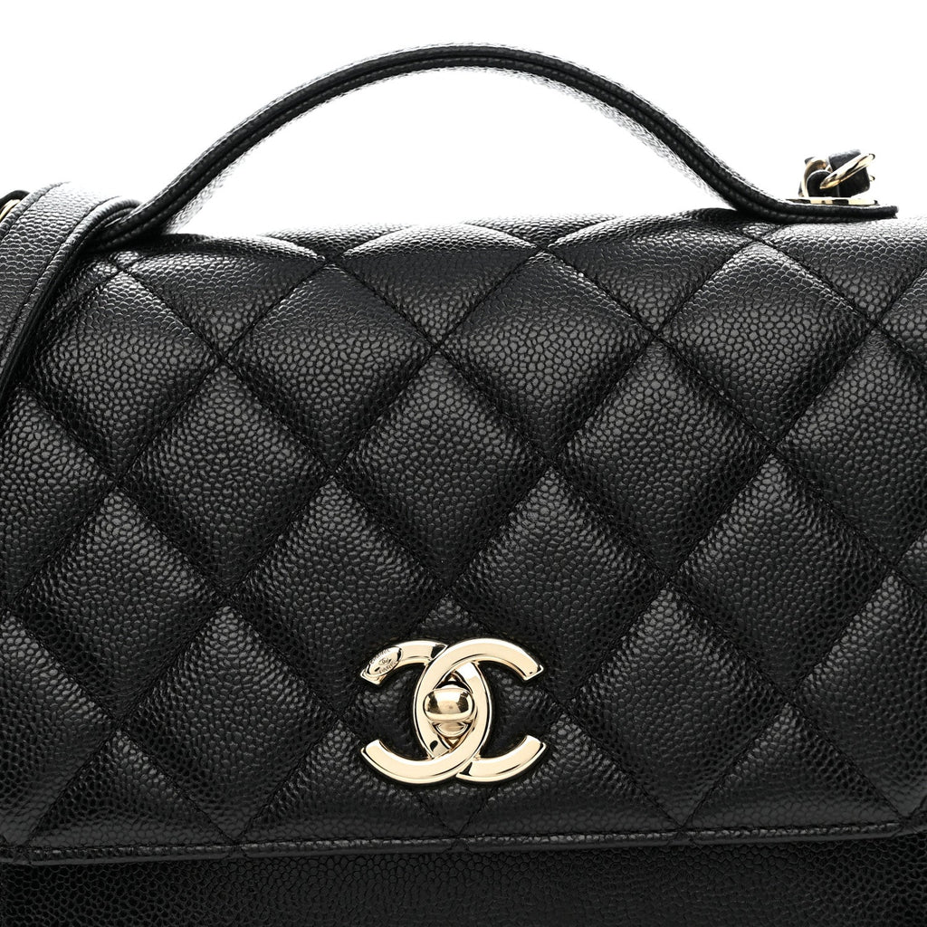 Chanel Caviar Quilted Medium Business Affinity Flap Black