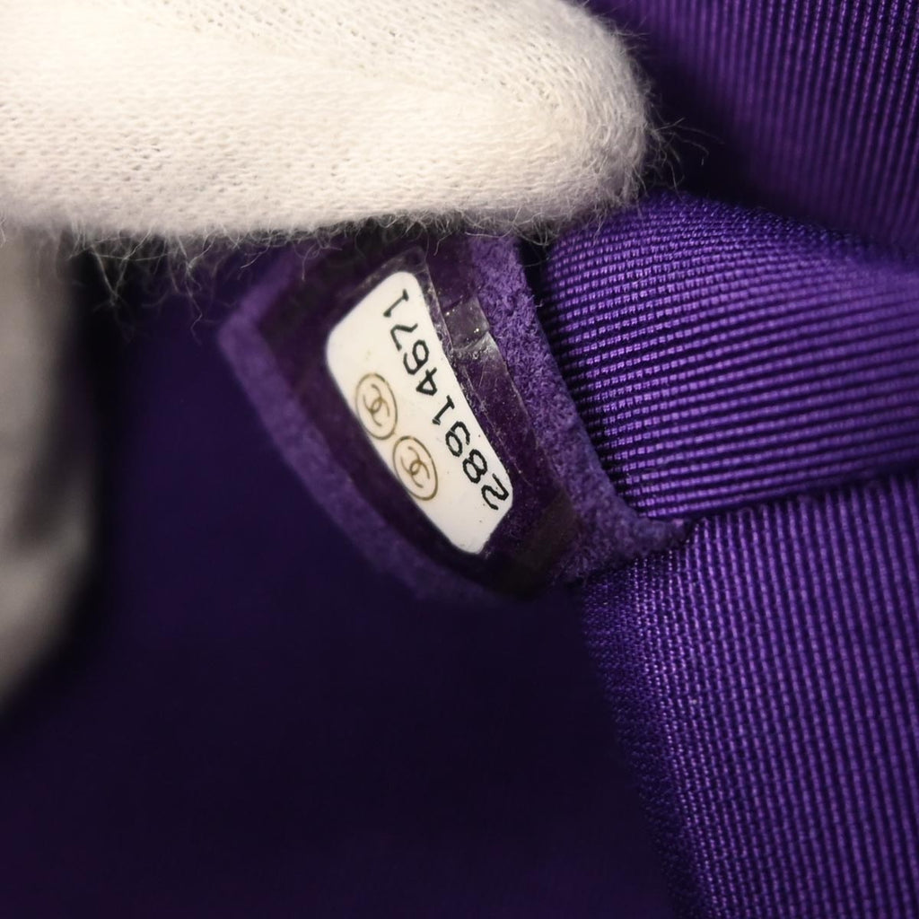 Boy Chanel 2019 Purple Lambskin Medium Shoulder Bag