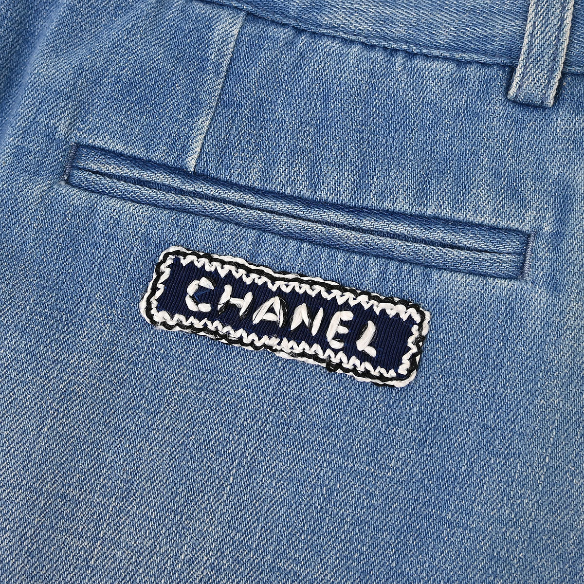 Chanel 2016 Denim Skirt Blue #36
