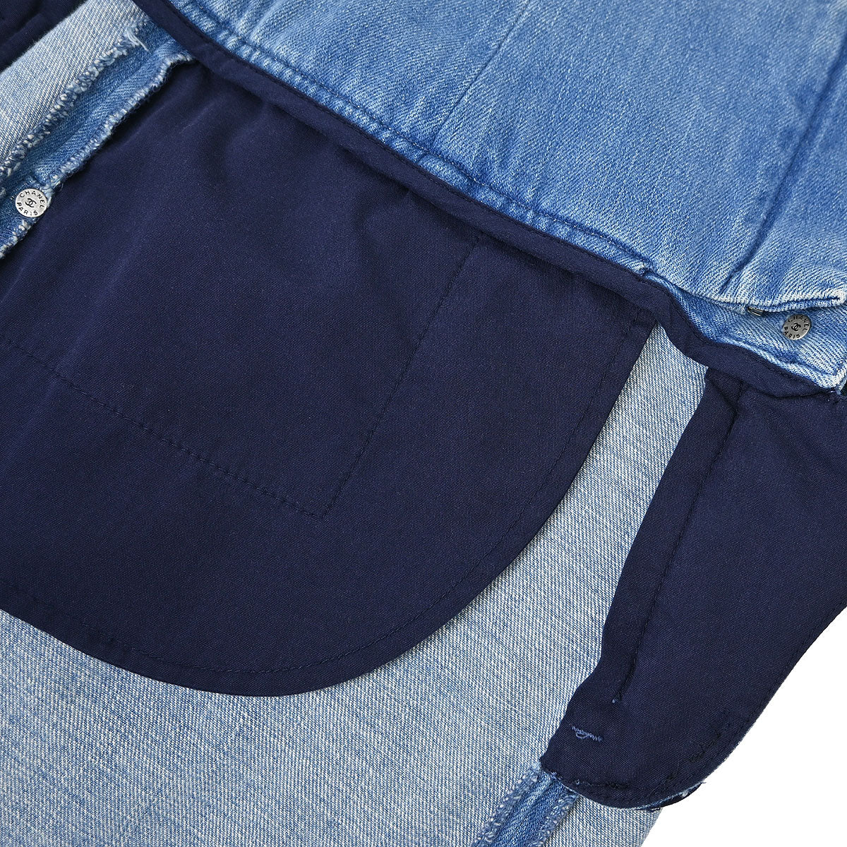 Chanel 2016 Denim Skirt Blue #36