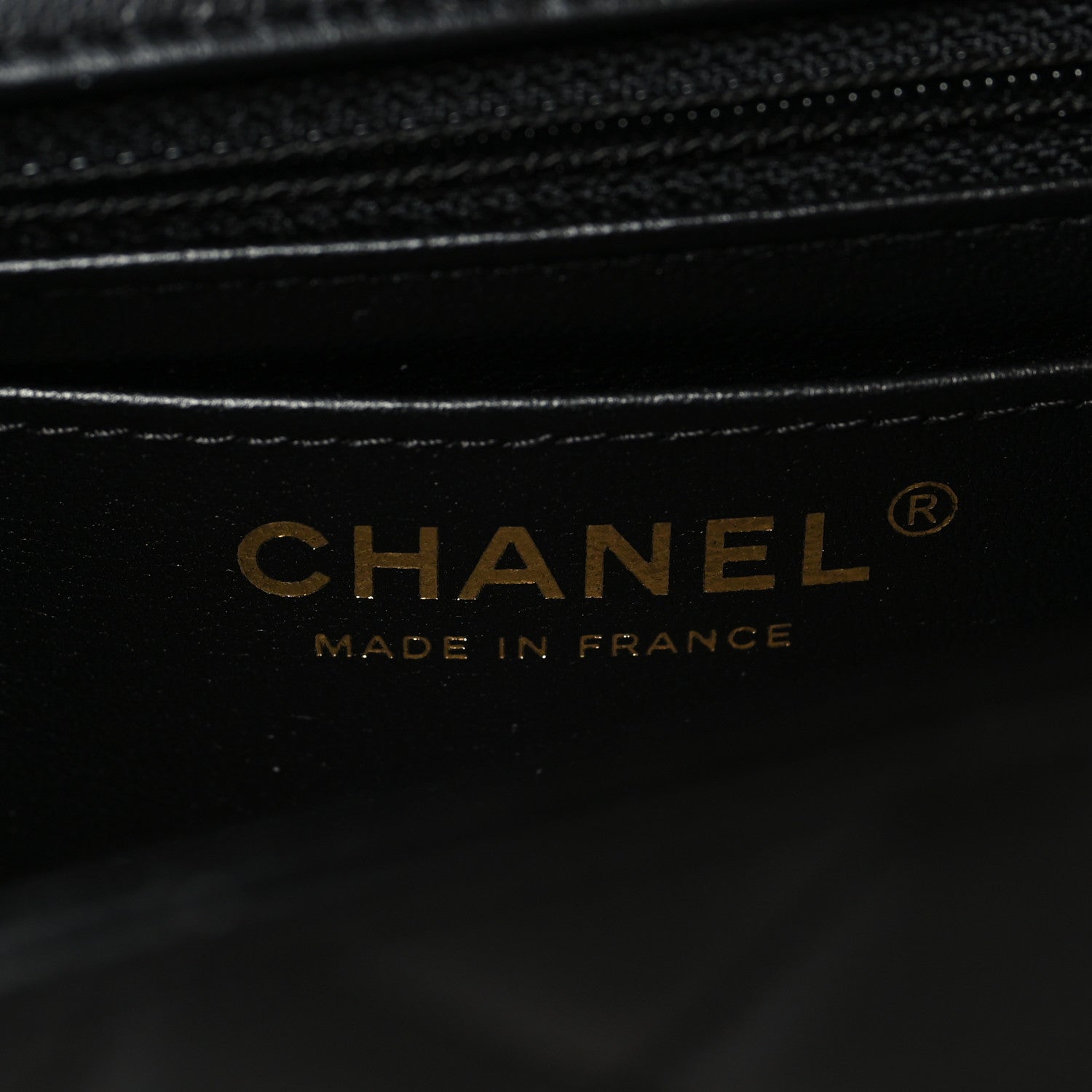 Chanel Lambskin Quilted Mini Rectangular Flap Black