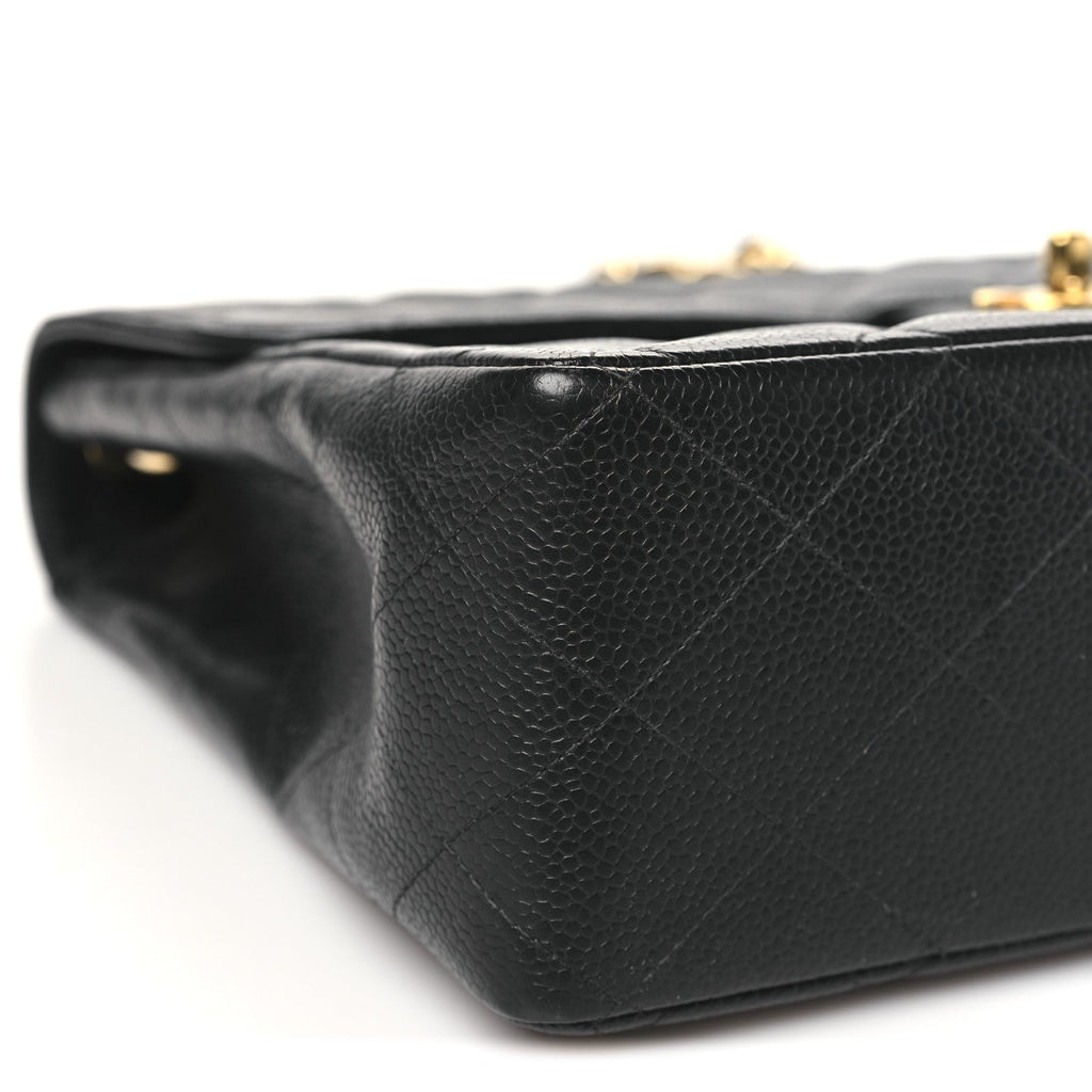 Chanel Caviar Jumbo Single Flap Black