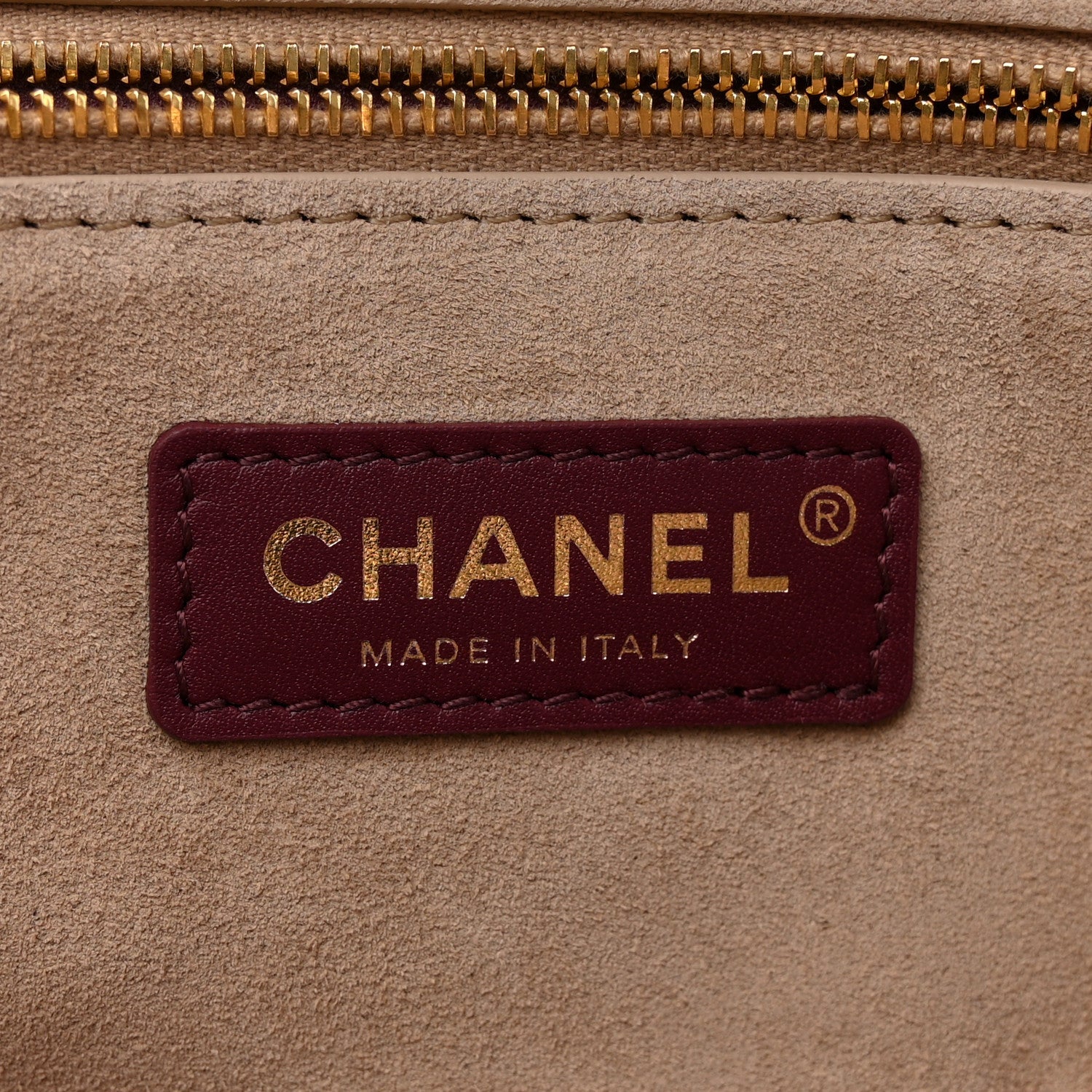 Chanel Calfskin Archetype Small Shopping Tote Dark Burgundy