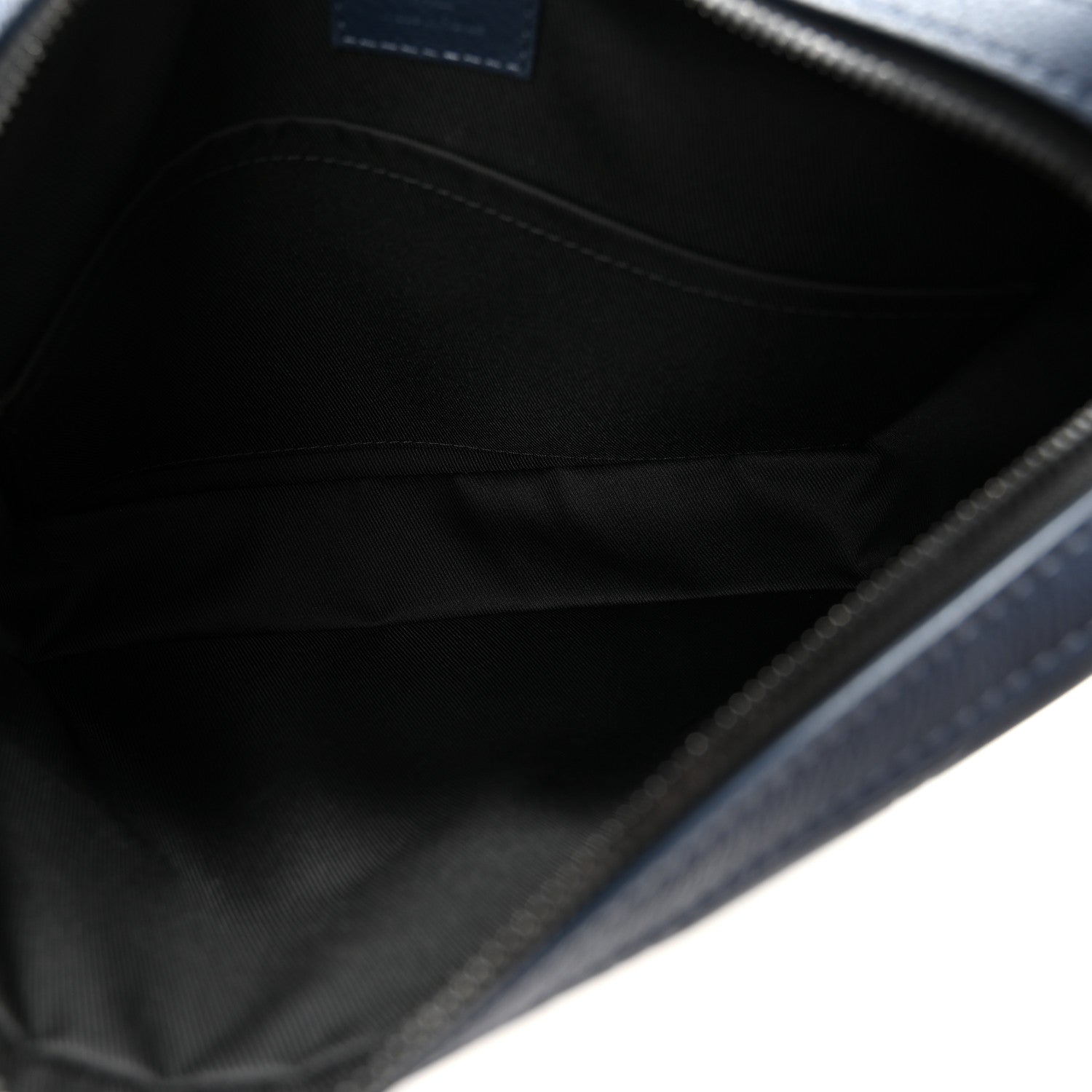 Louis Vuitton Calfskin Monogram Shadow Trio Messenger Navy