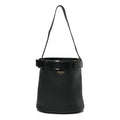 Prada Soft Grained Vitello Daino Secchiello Bucket Bag Black