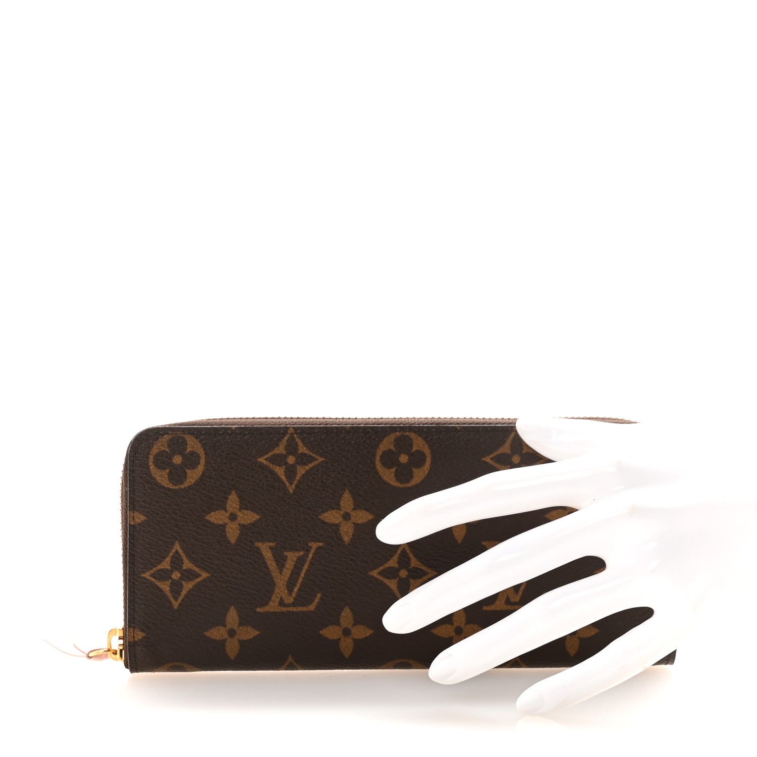 Louis Vuitton Monogram Clemence Wallet Rose Ballerine