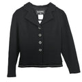 Chanel 2012 Single Breasted Jacket Black #36