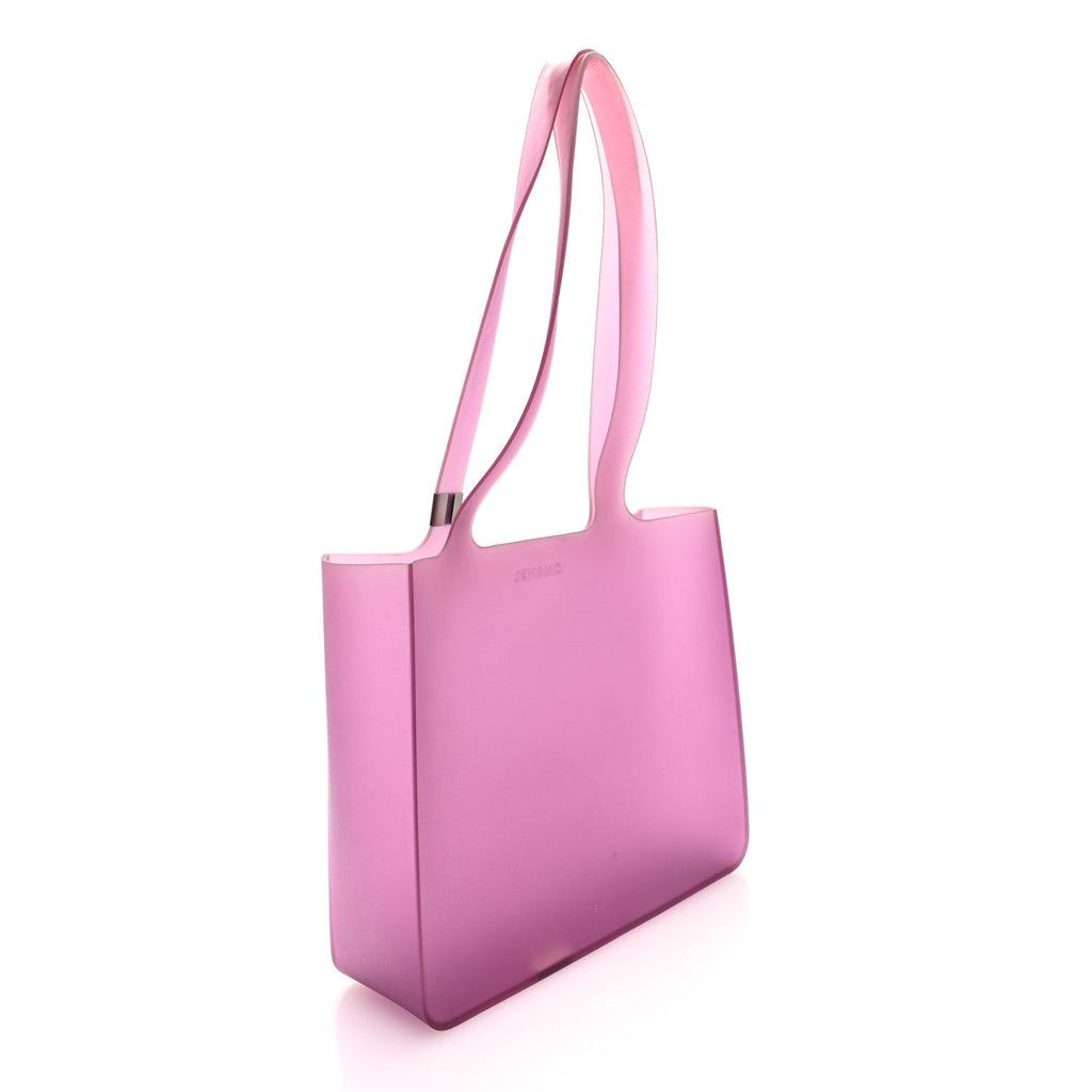 Chanel Jelly Rubber Tote Purple