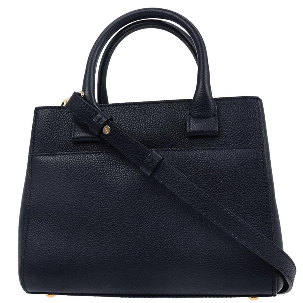 Chanel 2017 Navy Calfskin Neo Executive Mini Tote 2way Shoulder Handbag