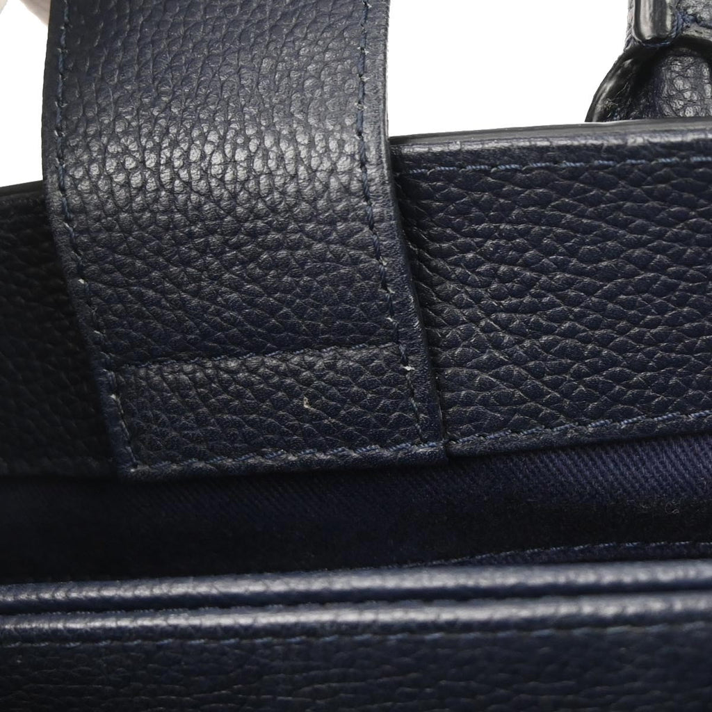 Chanel 2017 Navy Calfskin Neo Executive Mini Tote 2way Shoulder Handbag
