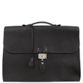 Hermes Dark Navy Evergrain Sac a Depeches 41 Business Bag Handbag