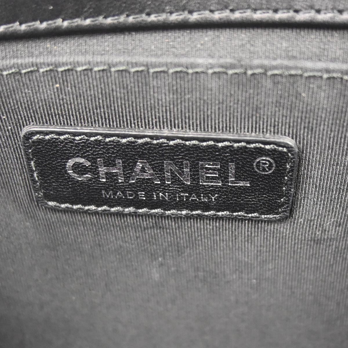 Boy Chanel 2017 Black Tweed Lambskin Medium Double Chain Shoulder Bag