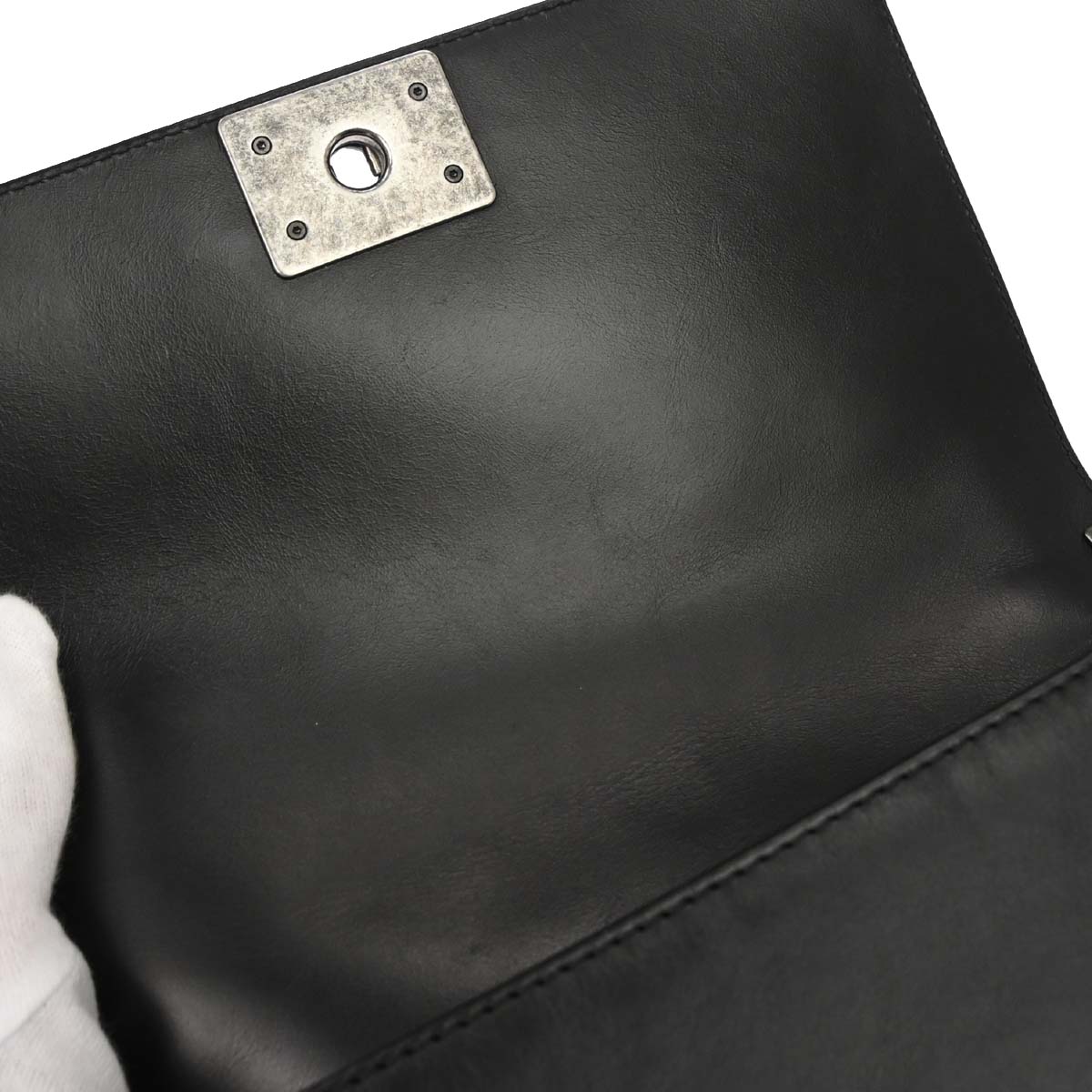 Boy Chanel Black Lambskin Medium 2way Shoulder Handbag