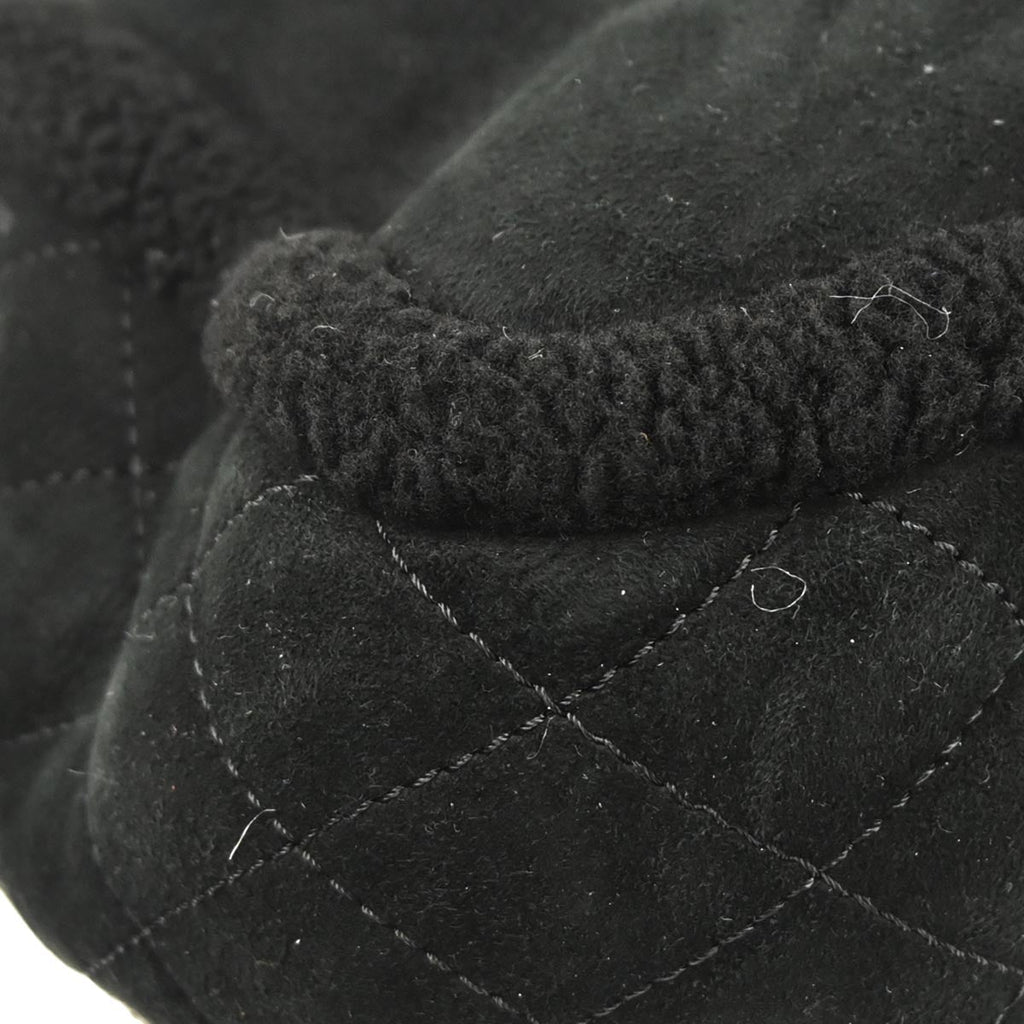 Chanel 2012-2013 Black Mouton Tote Handbag