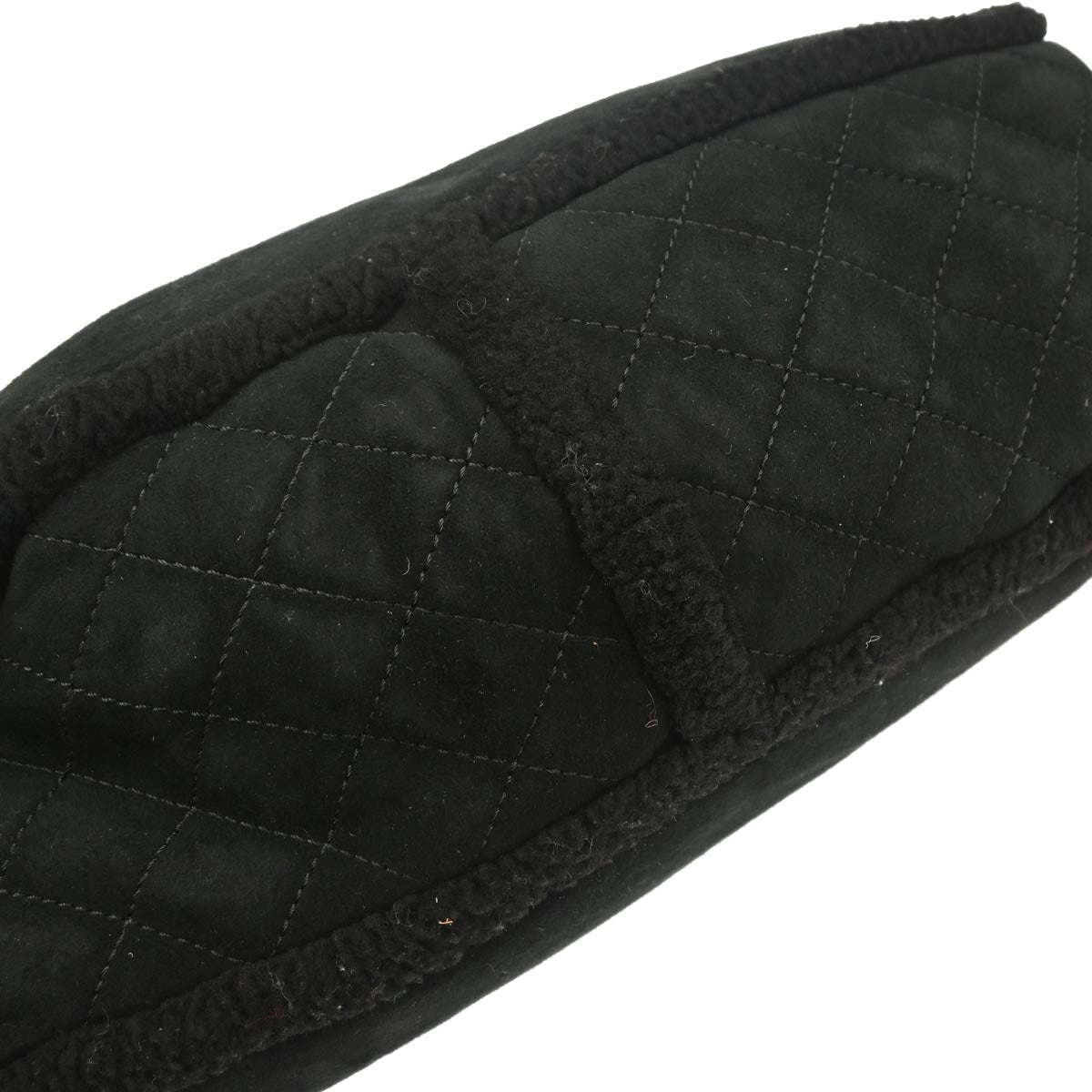 Chanel 2012-2013 Black Mouton Tote Handbag