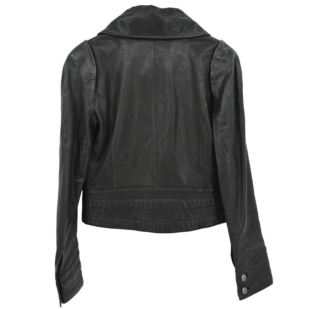 Chanel Single Breasted Jacket Black #38