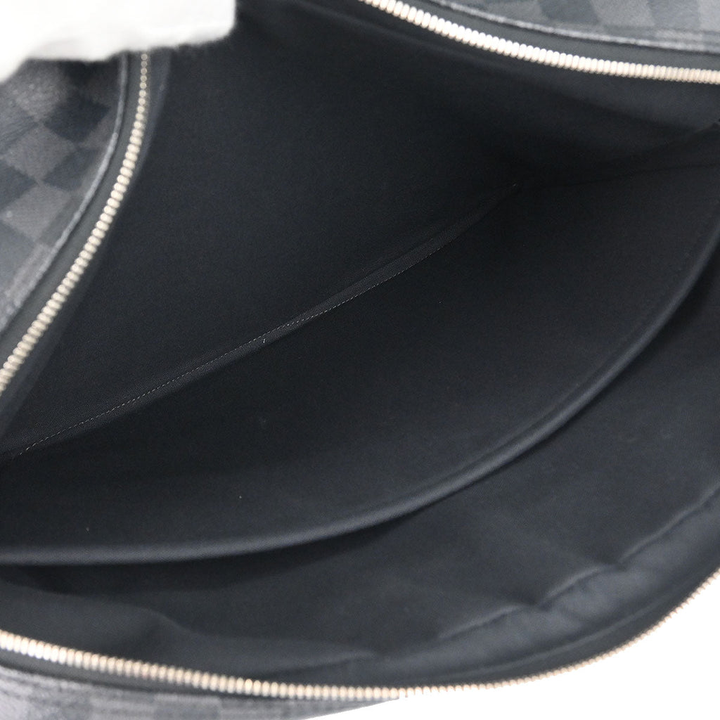 Louis Vuitton 2018 Damier Graphite Overnight Business Handbag N41004