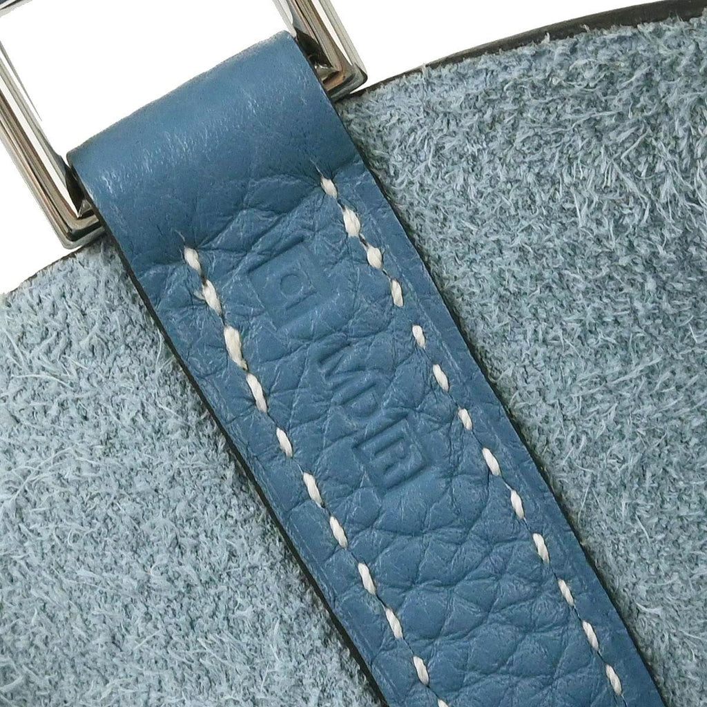 Hermes Blue 2014 Jean Taurillon Clemence Picotin Lock 18 PM Handbag